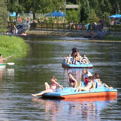 Bild vergr&ouml;&szlig;ern: Tretboot fahren auf der Biese