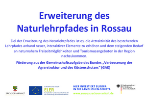 Erweiterung des Naturlehrpfades in Rossau